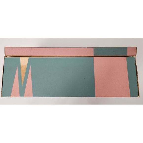Vintage Penney's Shoe Box JC Penney 1950s/60s Pastel Blue & Pink Movie Prop - Picture 11 of 11